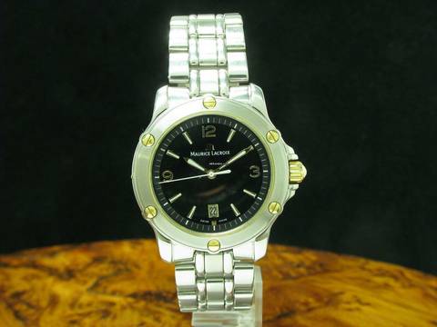  Maurice Lacroix Tiago Edelstahl Unisexuhr Mit Datum / Ref 69820 / Inkl. Box & Pa </h1> 