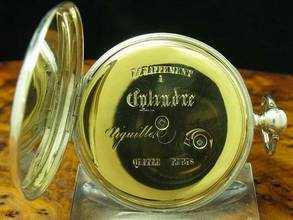 Thumbnail von John Wycherley 800 Silber Open Face Taschenuhr Schlüsselaufzug </h1>