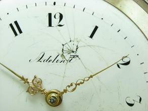Thumbnail von Antike Adelind London Spindeltaschenuhr 925 Silber Mit Schnecke & Kette Um 1835 </h1>