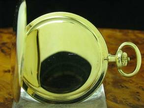 Thumbnail von A. Lange & Söhne 14kt 585 Gelbgold Savonette Taschenuhr / 3-deckel Gold </h1>