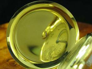 Thumbnail von A. Lange & Söhne 14kt 585 Gelbgold Savonette Taschenuhr / 3-deckel Gold </h1>