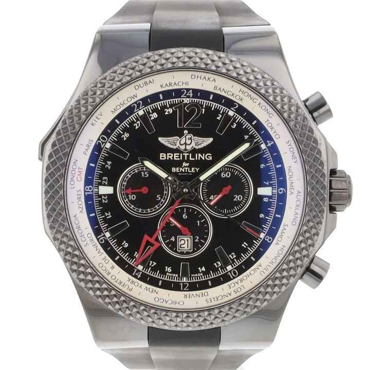  Breitling Bentley GMT Motors GMT Midnight Limited Edition 49MM </h1> 