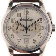 Thumbnail von Breitling Transocean Chronograph 1915 Gents manual wind Wristwatch Chronograph Transocean 1915 limited Edition 33 Rubis certified Chronometre Ref. AB1411 </h1>