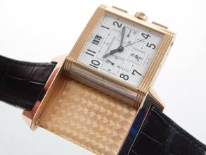 Thumbnail von Jaeger-LeCoultre Reverso Squadra Chronograph GMT Full Set Automatik XL Roségold mit Faltschließe wie Neu </h1>