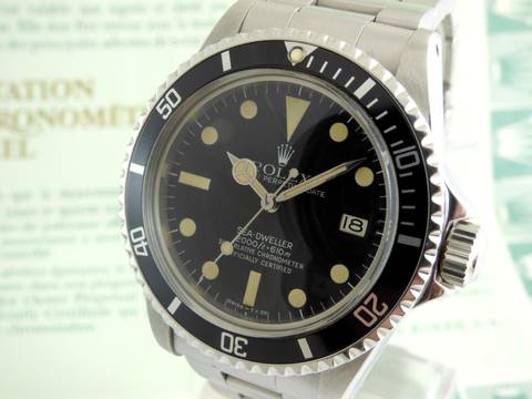  Rolex Sea-Dweller Box & original Certificate MK3 </h1> 