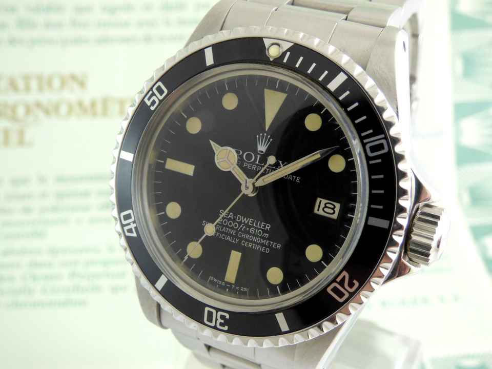  Rolex Sea-Dweller Box & original Certificate MK3 </h1> 
