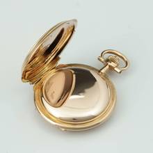 Thumbnail von Glashütter Uhrenfabrik Union Glashütte in Sachsen Louis XV Savonette 18k Gold exzellente Qualität sehr schöner Zustand 1910