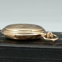 Thumbnail von Glashütter Uhrenfabrik Union Glashütte in Sachsen Louis XV Savonette 18k Gold exzellente Qualität sehr schöner Zustand 1910