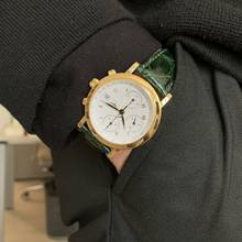 Thumbnail von Longines Chronograph Date Ernest Francillon yellow gold 18KT Full Set NEW 2004’s </h1>