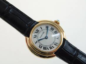 Thumbnail von Cartier 18 Karat Gelbgold Ellipse Paris Dial Handaufzug Damenuhr 26 mm </h1>