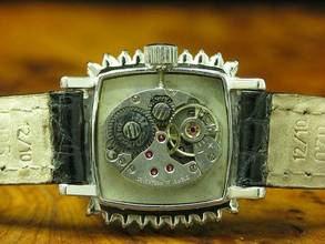 Thumbnail von Dugena Flair 14kt 585 Weißgold Handaufzug Damenuhr / Kaliber Dugena 2131 </h1>