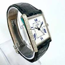 Thumbnail von Cartier Tank 25mm Silver 0.80TCW Diamond Watch </h1>