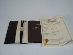 Thumbnail von Patek Philippe Calatrava 18kt 750 Gold Handaufzug Herrenuhr Ref 572 Von 1941 </h1>