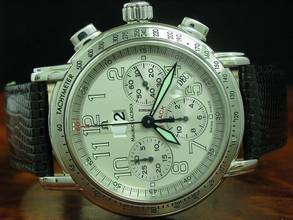 Thumbnail von Maurice Lacroix Masterpiece Flyback Edelstahl Automatic Herrenuhr / Ref Mp 6178 </h1>