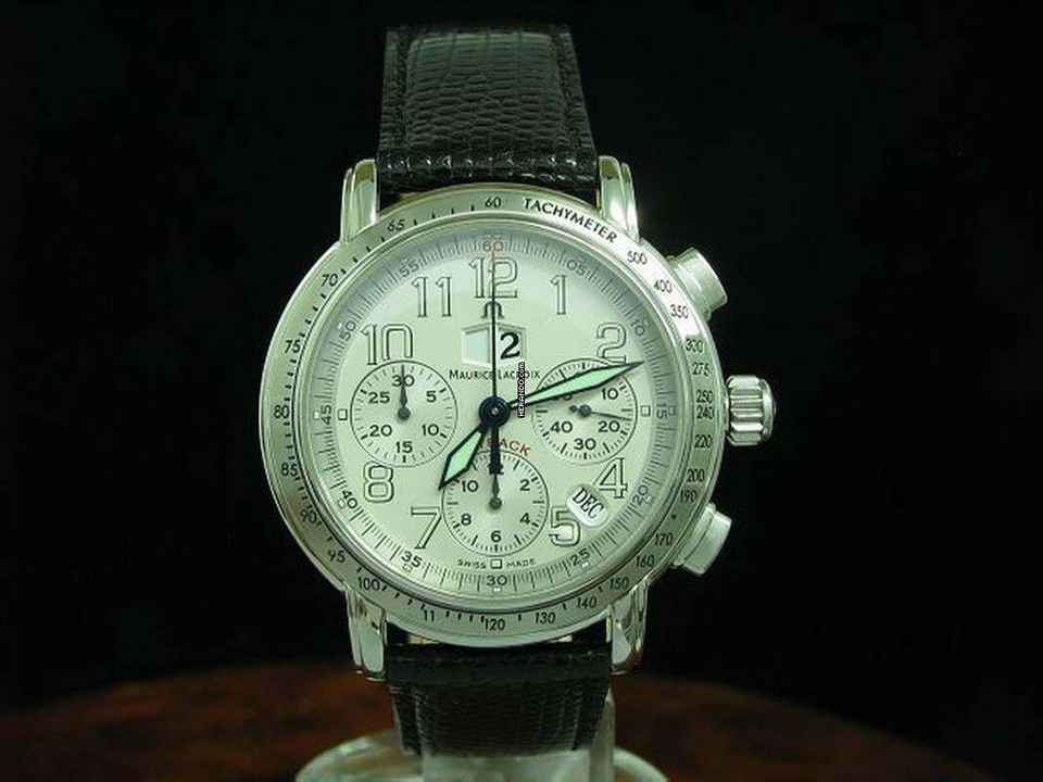  Maurice Lacroix Masterpiece Flyback Edelstahl Automatic Herrenuhr / Ref Mp 6178 </h1> 