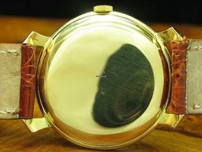 Thumbnail von IWC Shark Fin 18kt 750 Gold Handaufzug Herrenuhr / Ref 521 / Kaliber C.89 </h1>