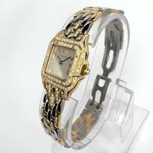 Thumbnail von Cartier Panthère Limited Edition Quart 23mm 2 Tone 1.96TCW Diamond Watch </h1>