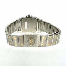 Thumbnail von Cartier Santos Galbée 29mm Quartz 2 Tone 0.85TCW Diamond Watch </h1>
