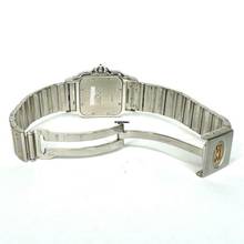 Thumbnail von Cartier Santos Galbée 29mm Quartz 2 Tone 0.85TCW Diamond Watch </h1>