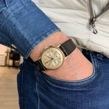 Thumbnail von Omega Speedmaster Chronograph 2439 Pre-Speedmaster yellow gold 14KT 1950’s </h1>