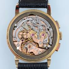 Thumbnail von Omega Speedmaster Chronograph 2439 Pre-Speedmaster yellow gold 14KT 1950’s </h1>