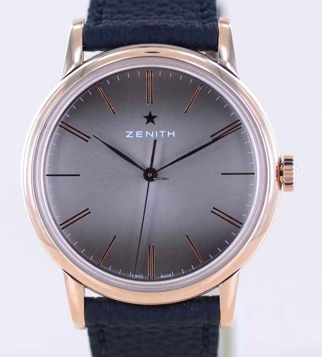 Zenith Elite Classic 18K Roségold Dresswatch 39mm Klassiker Automatic B+P </h1> 