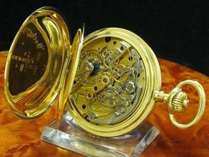 Thumbnail von Vacheron Constantin 18kt 750 Gold Savonette Taschenuhr Chronograph Von 1911 </h1>