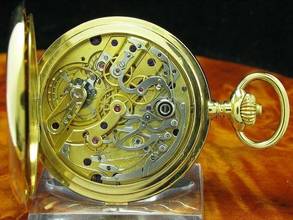 Thumbnail von Vacheron Constantin 18kt 750 Gold Savonette Taschenuhr Chronograph Von 1911 </h1>