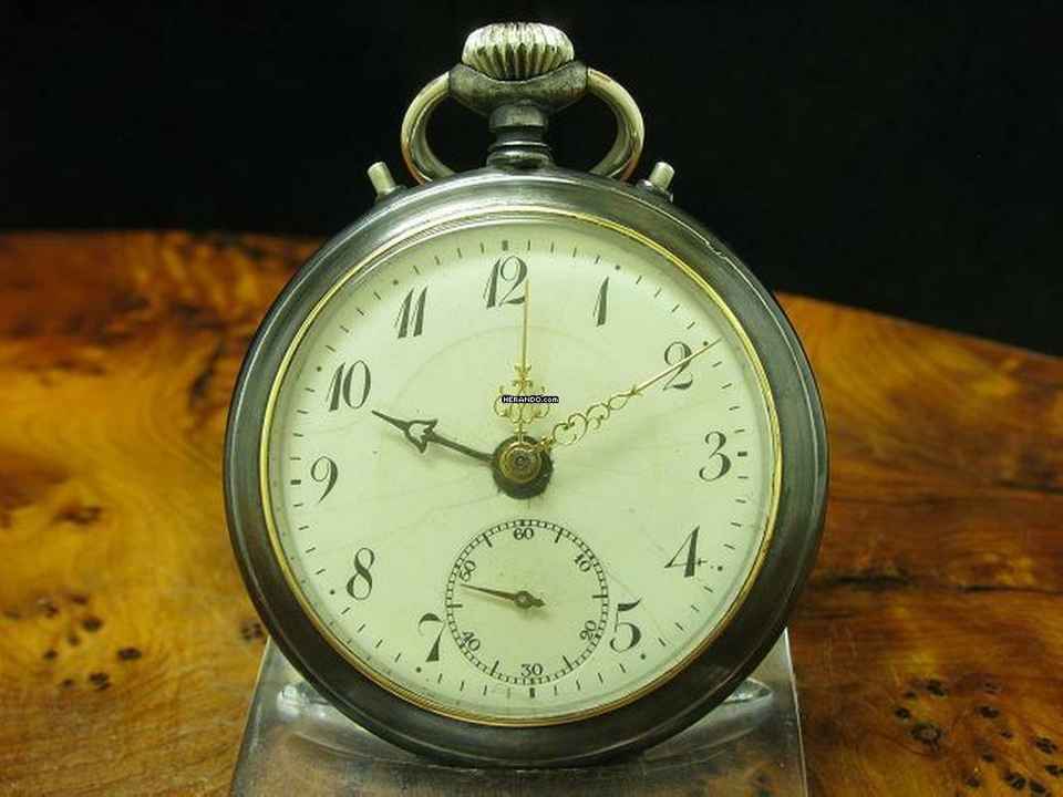  Junghans Edelstahl Open Face Taschenuhr Wecker Weck-funktion Durchmesser 47 Mm </h1> 