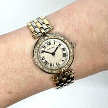 Thumbnail von Cartier Panthère VENDOME 24mm 3 Row Gold 0.80TCW Diamond Watch </h1>