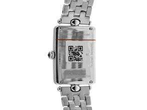 Thumbnail von Frederique Constant Art Deco Carree Stahl Perlmutt Quarz Armband Stahl Ref. FC-200MPW2AC6B Full Set Neu