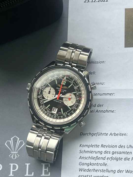  Breitling Chrono-Matic 1806 Chrono-Matic IAF Navitimmer mit Neuen Service Breitling u. Service Box  