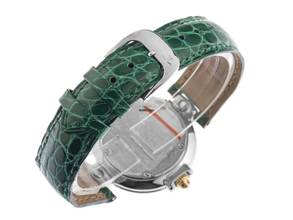 Thumbnail von Jaeger-LeCoultre Rendez-Vous Stahl Gelbgold Diamant Perlmutt Quarz Armband Krokoleder Ref.421.5.09 2000 orig.Box wie Neu Vintage