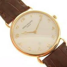 Thumbnail von Patek Philippe Calatrava 3820 18 Karat Gelbgold mit original Band und Schließe Kaliber 177 </h1>