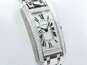 Thumbnail von Cartier Tank Américaine 18k Weißgold Referenz 2489 </h1>