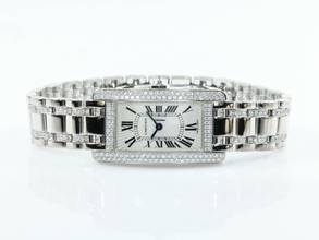 Thumbnail von Cartier Tank Américaine 18k Weißgold Referenz 2489 </h1>