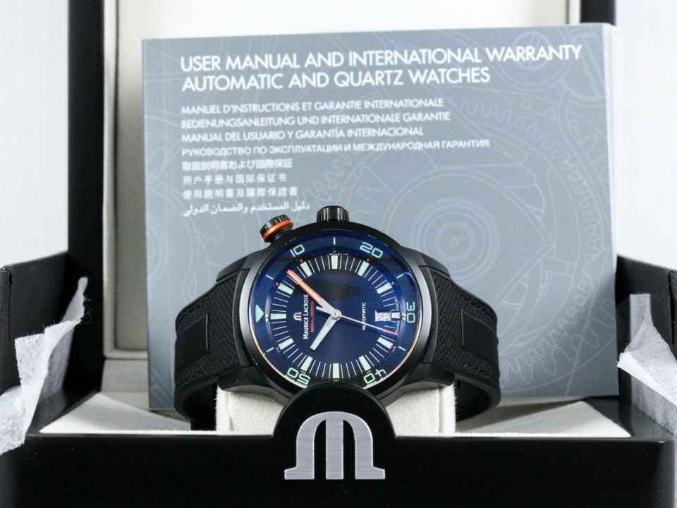  Maurice Lacroix Pontos S Diver 43 mm PVD Steel Fullset Box + Papers 