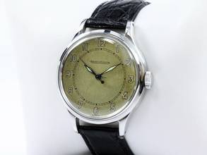 Thumbnail von Jaeger-LeCoultre Classic 33 mm Stahl Handwinding Leder Vintage