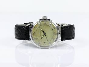 Thumbnail von Jaeger-LeCoultre Classic 33 mm Stahl Handwinding Leder Vintage