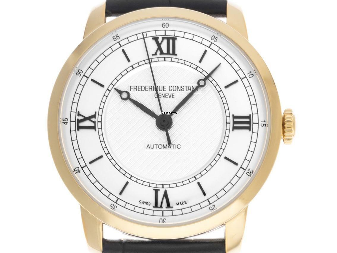  Frederique Constant Classics Automatic Premiere Stahl Automatik Armband Leder 38,5mm Ref.FC-301S3B5 Bj.2024 Full Set Neu 