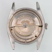 Thumbnail von Rolex Oyster Perpetual 6028 “Ovettone” Big BubbleBack Ivory dial 1952's </h1>