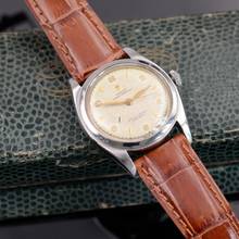 Thumbnail von Rolex Oyster Perpetual 6028 “Ovettone” Big BubbleBack Ivory dial 1952's </h1>