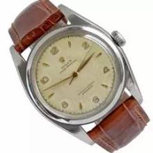 Thumbnail von Rolex Oyster Perpetual 6028 “Ovettone” Big BubbleBack Ivory dial 1952's </h1>