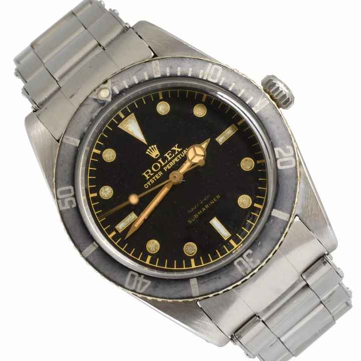  Rolex Submariner (No Date) 6536-1 “James Bond” tropical gilt dial Full Set 1958’s </h1> 