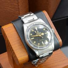 Thumbnail von Rolex Submariner (No Date) 6536-1 “James Bond” tropical gilt dial Full Set 1958’s </h1>