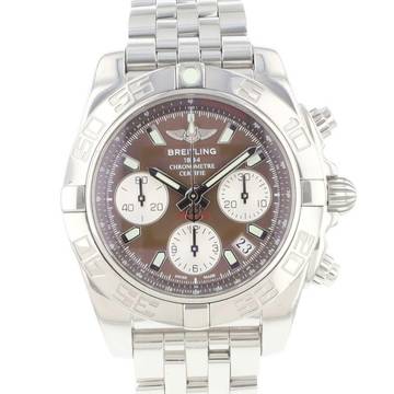  Breitling Chronomat 41 Steel Brown Dial </h1> 
