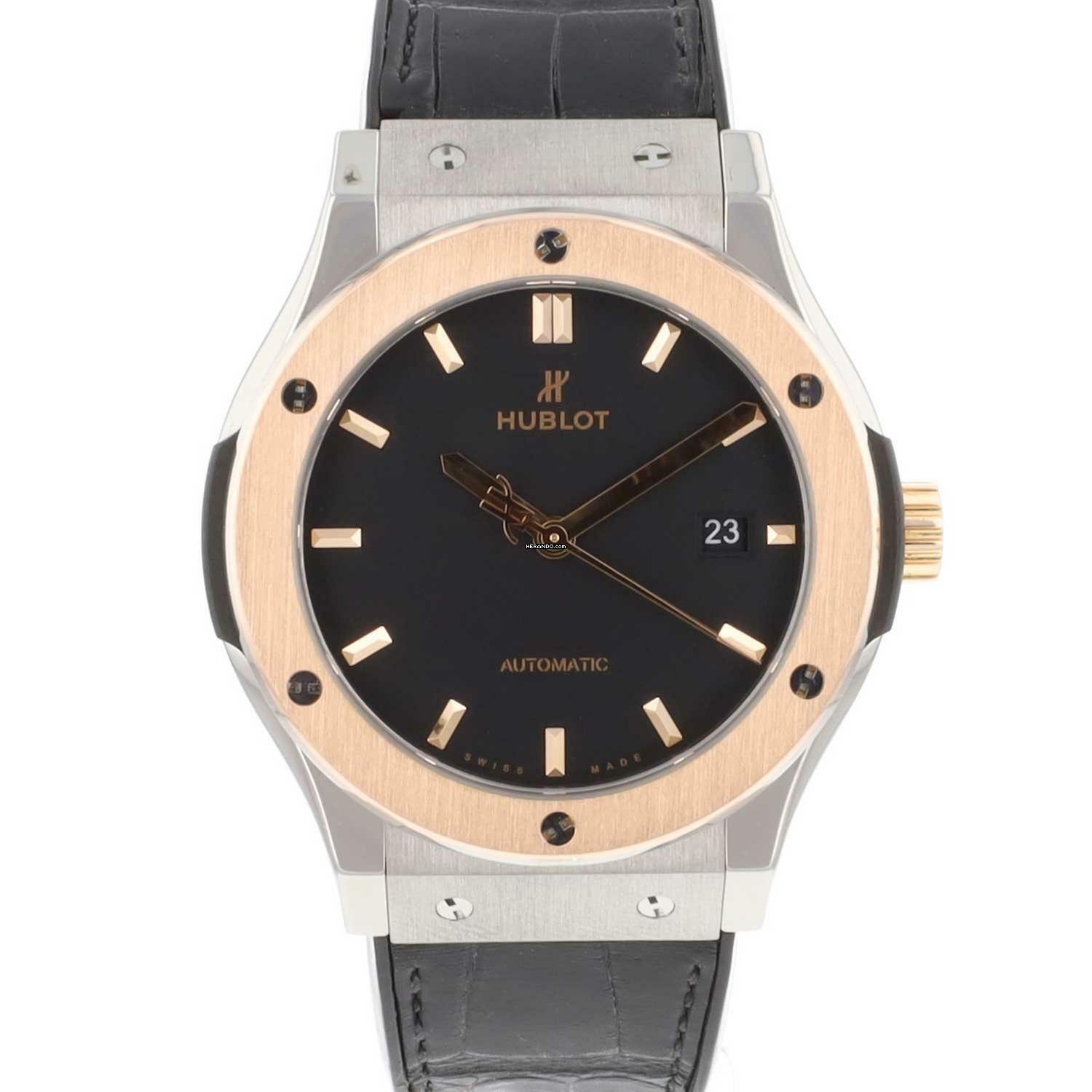  Hublot Classic Fusion 42MM Titanium Rose Gold </h1> 