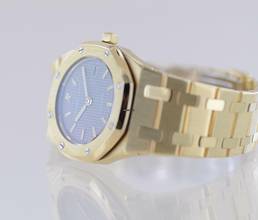 Thumbnail von Audemars Piguet Royal Oak Lady 18K Gold Date Grey Dial Top Luxus Klassiker </h1>
