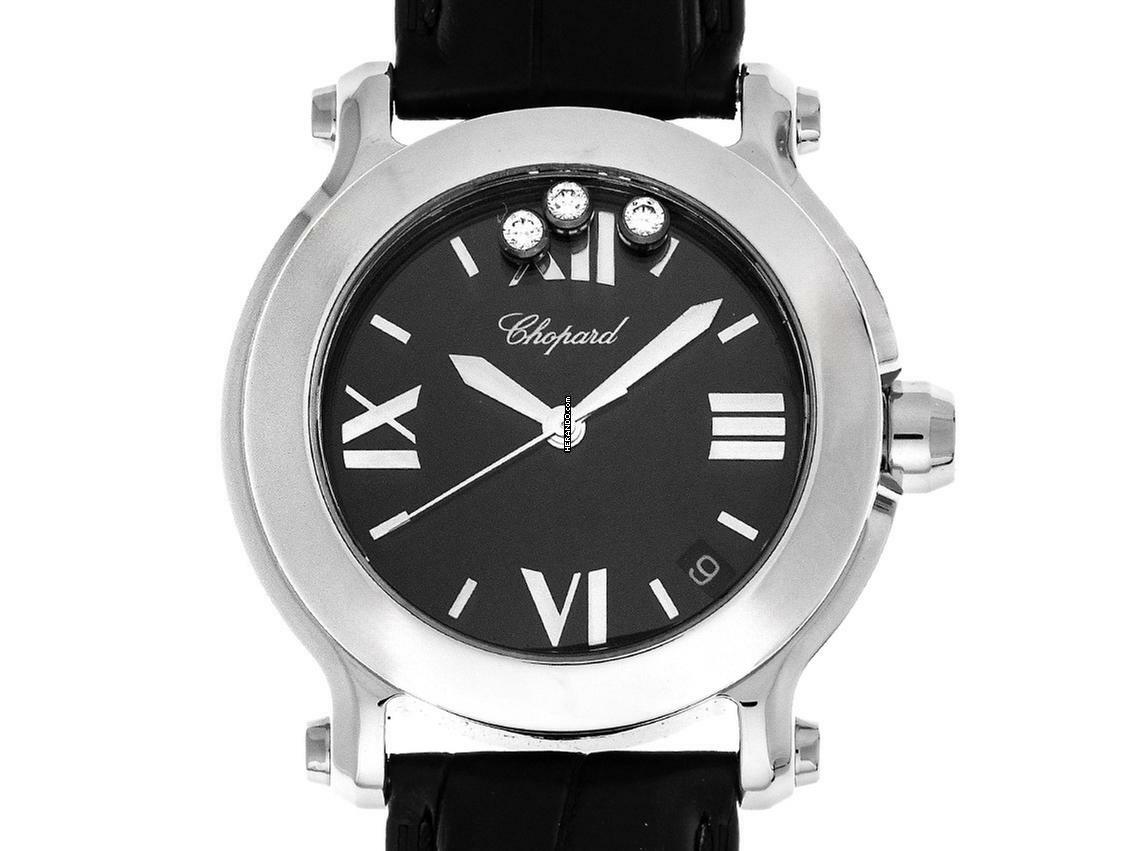  Chopard Happy Sport Diamanten Ref.8475 2020 Full Set Ungetragen 