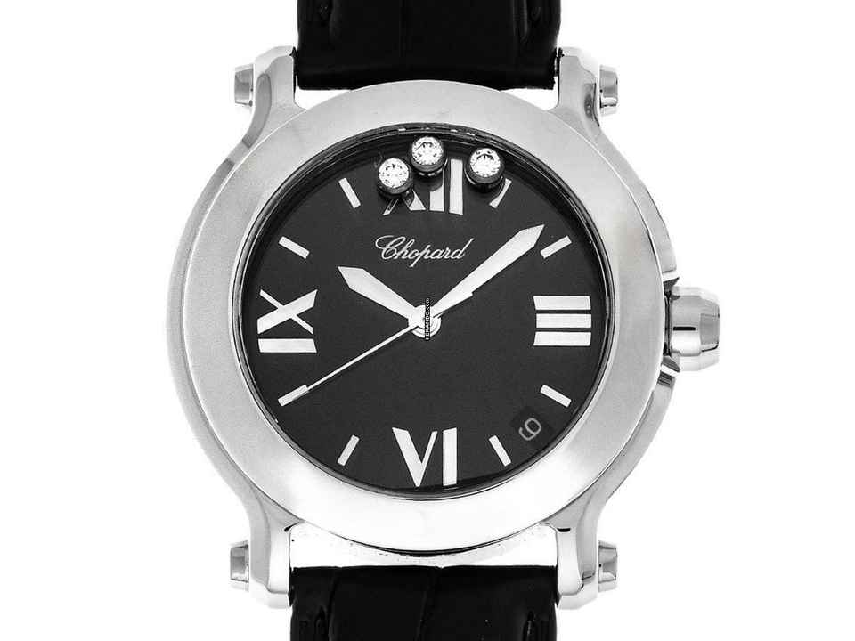  Chopard Happy Sport Diamanten Ref.8475 2020 Full Set Ungetragen 